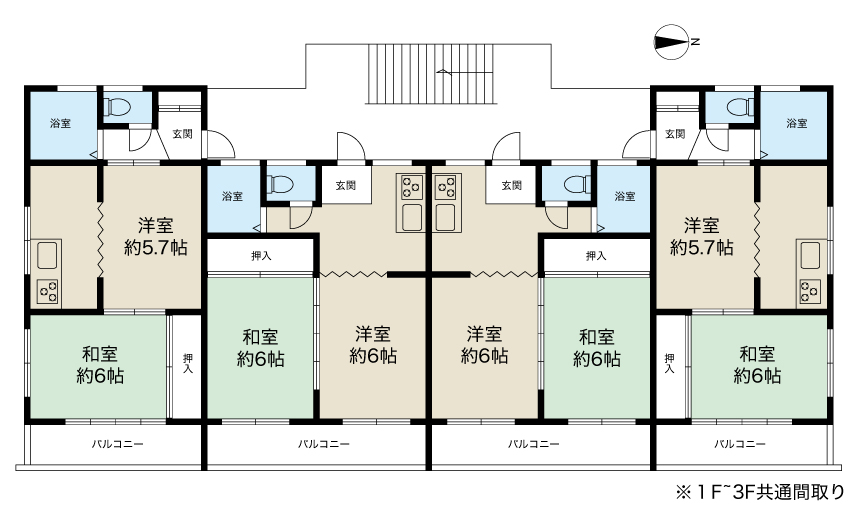 成約済 ２dk 12世帯 Rc３階建 アサヒマンション 神奈川県横須賀市武2 9 1 Jr横須賀線衣笠駅 バス 16分